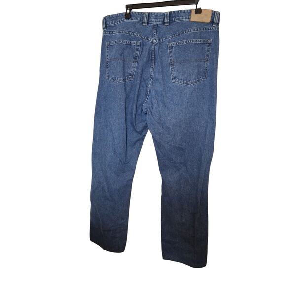 Ermenegildo Zegna Medium Dark Blue Jeans size 40 Made In Italy High rise luxury - Picture 2 of 13